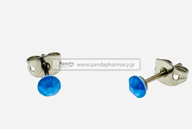 Farma Bijoux Σκουλαρικια Electric Blue 3.9Mm