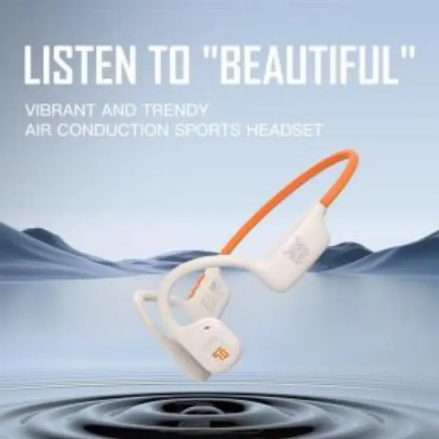 Στερεοφωνικό Ακουστικό Bluetooth Onikuma T37 TWS Neckband Λευκό-Πορτοκαλί N71605 2