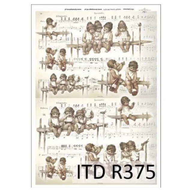 Ριζόχαρτο ITD, 21x29cm, Παιδάκια, R375