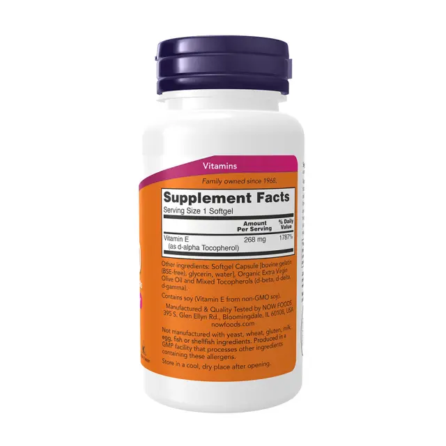 Now Foods Vitamin E-400 With Mixed Tocopherols 2