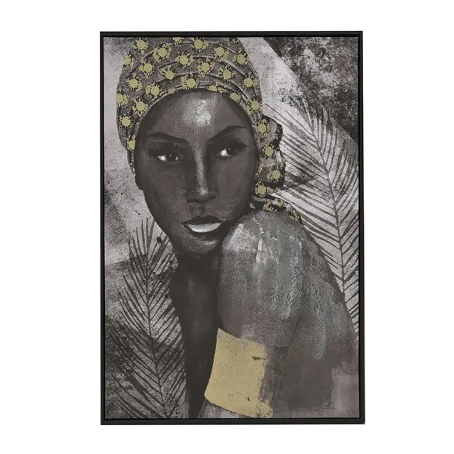 Πίνακας Γυναίκεια Φιγούρα Ύφασμα 60x90cm 3-90-704-0065