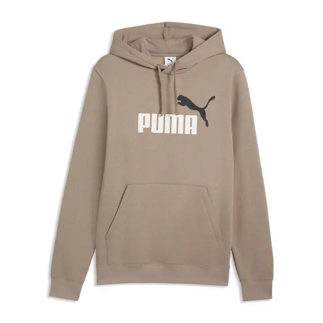 Puma Men's Essentials 2 Color No1 Logo Fleece Hoodie Μπεζ 684711-94 (Puma)