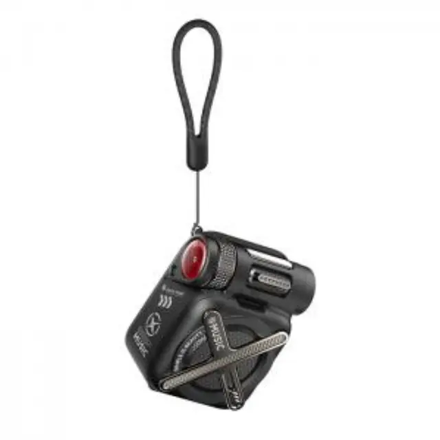Mini Bluetooth φορητό ηχείο, σε μαύρο χρώμα 3