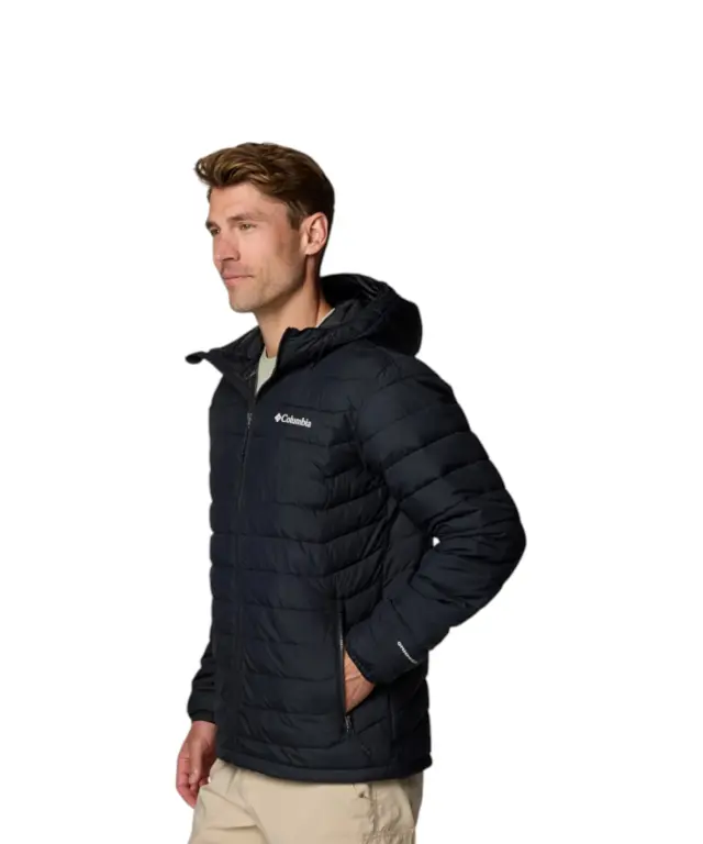 Columbia - Ανδρικό Μπουφάν Powder Lite II Hooded WX6272-010 Μαύρο - S 2