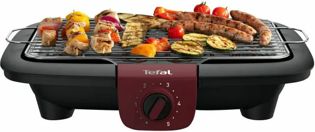 Tefal BG90E5 Εasy Grill Adjust Ηλεκτρική Ψησταριά Σχάρας 2300W με Ρυθμιζόμενο Θερμοστάτη