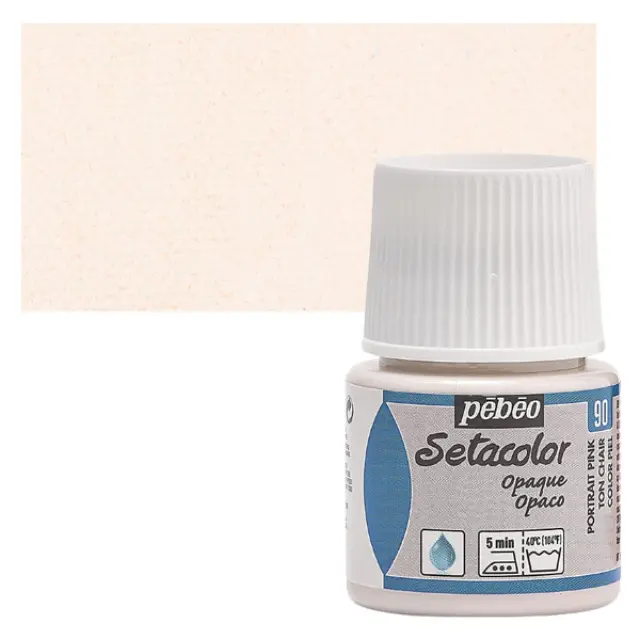 Pebeo Χρώμα Υφάσματος Setacolor Opaque - 90 Portrait Pink - 45ml