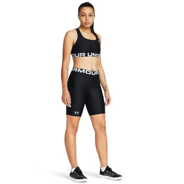 Under Armour Women's HeatGear Authentics 8inch Short Μαύρο 1383627-001 (Under Armour) - XSmall 2