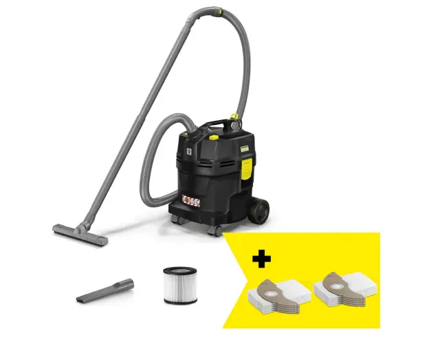 Σκούπα Υγρής Και Ξηρής Αναρρόφησης Karcher NT 22/1 Ap L Go!Further (1.378-627.0) με Ισχύ 1300W και Χωρητικότητα κάδου 22L - Περιλαμβάνονται 10 σακούλες φίλτρου1.378-627.0