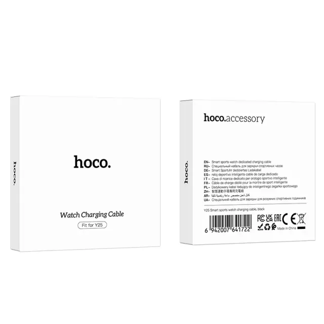 Φορτιστής Hoco για Y25 Smart Sports Watch Μαύρος 2