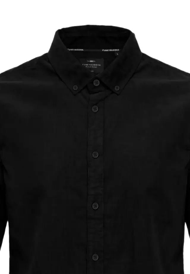 Funky Buddha ανδρικό κοτλέ πουκάμισο button down FBM014-003-05-5 2
