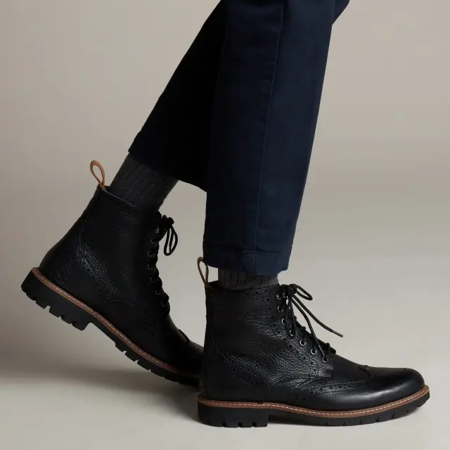 Clarks ανδρικό αρβυλάκι σε μαύρο χρώμα Batcombe Lord 26134857 black - 41 2