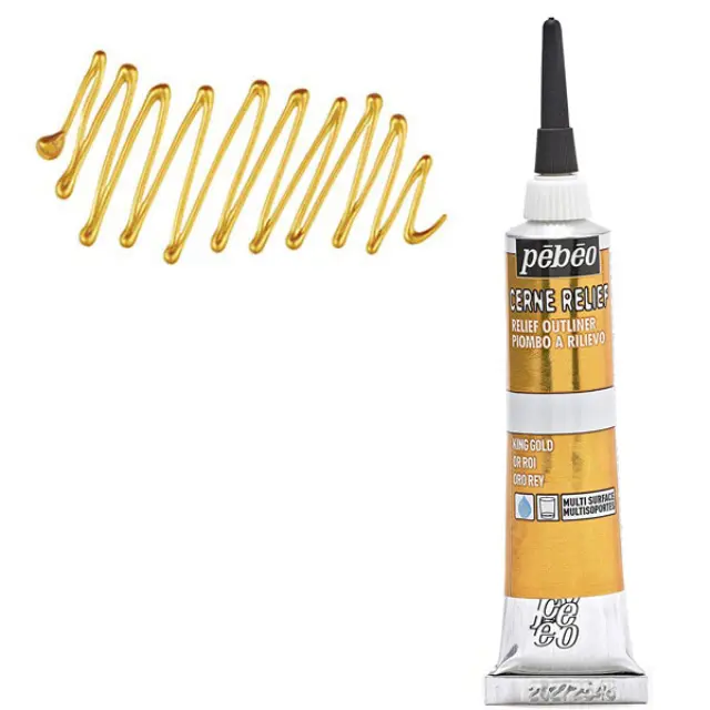 Pebeo Περίγραμμα Cern Relief - King Gold - 20ml
