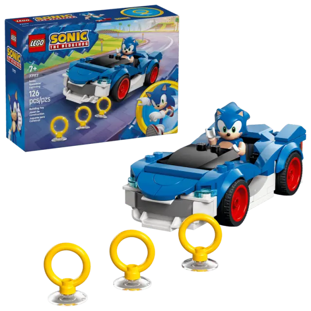 LEGO® Sonic The Hedgehog Sonic: Speedster Lightning για 7+ Ετών 126τμχ - 77117 2