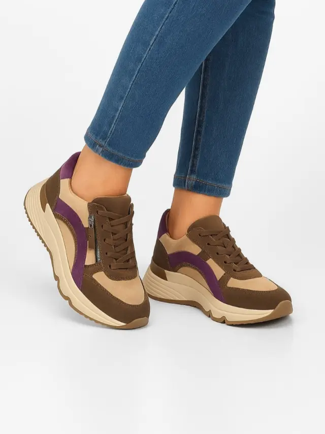 Mephisto Sneakers Γυναικείο δέρμα Nubuck Καφέ MEP/LAONIE ICE BROWN 2
