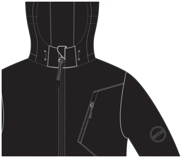 Μπουφάν Softshell GTS Ανδρικό Hoody 2L 403651M Black - 403651M-10 - S 3