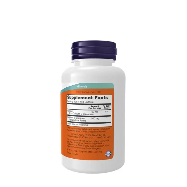 Now Foods Calcium D-Glucarate 500 mg 2