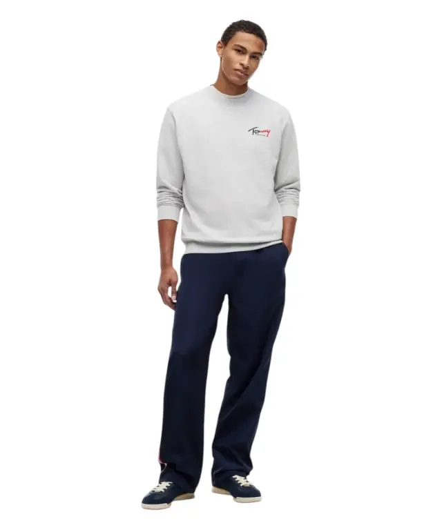 Tommy Hilfiger - Ανδρικό Φούτερ Entry Sign Regular Fit DM0DM23116-P08 Γκρι 3
