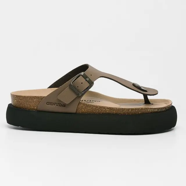 Genuins Πέδιλα Γυναικείο HT Καφέ GEN/ROSAS PLATFORM G106878 D/BROW - 38