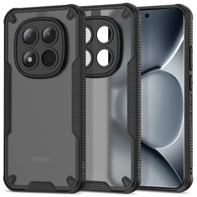 Tech-protect Rugged Shield Xiaomi Poco M8 Pro / Redmi Note 15 Pro+ Plus 5g Matte Black