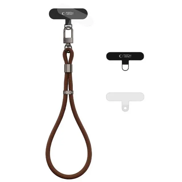Tech-protect C11s Rope Wrist Strap Walnut Brown