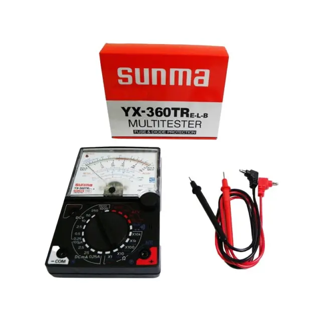 Sanwa YX-360TR Αναλογικό πολύμετρο με βελόνα Μαύρο - Multitester 5617 2
