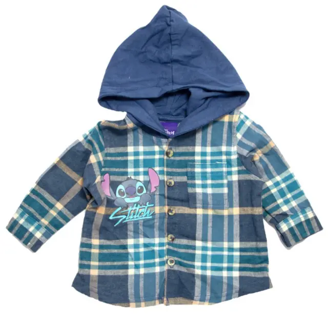 Μπλούζα με Κουκούλα και Παντελόνι Stitch 8060250 - 12 M (80cm) 2