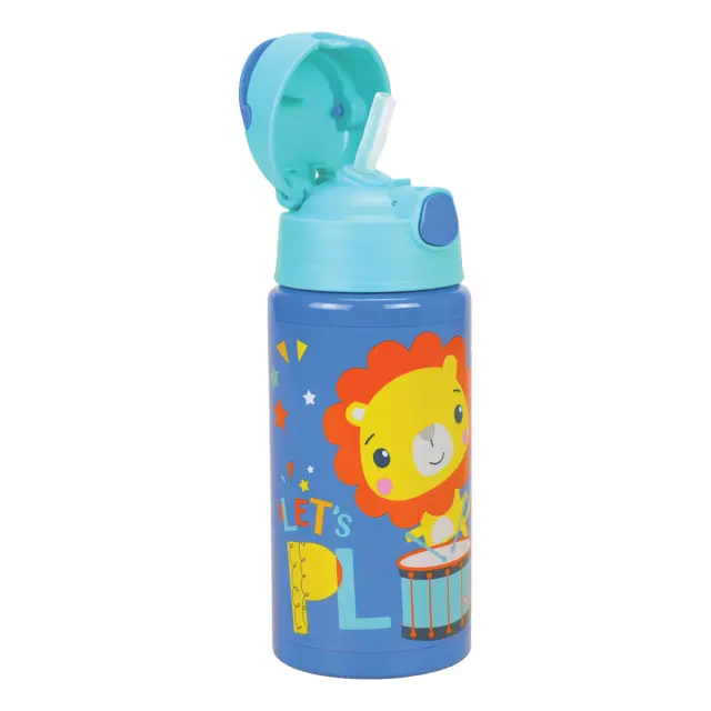Παγούρι αλουμινίου με καλαμάκι Fisher-Price 500ml 2