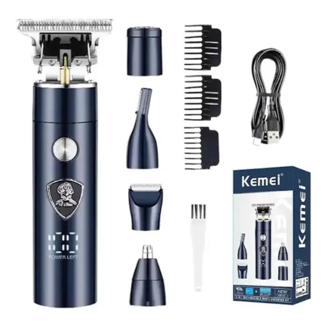 Kemei KM-257 Ξυριστική Μηχανή Προσώπου Επαναφορτιζόμενη 3