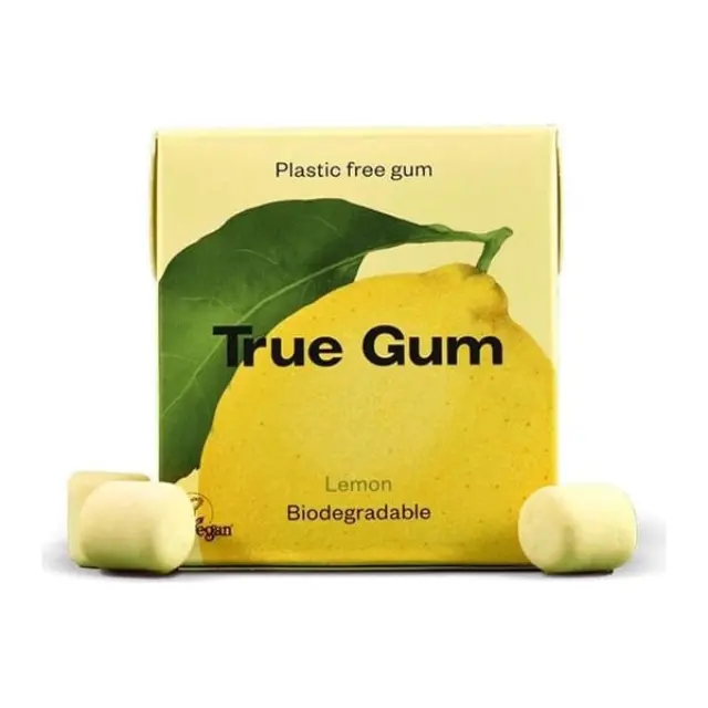 True Gum Τσίχλες με Γεύση Λεμόνι Χωρίς Ζάχαρη 21gr