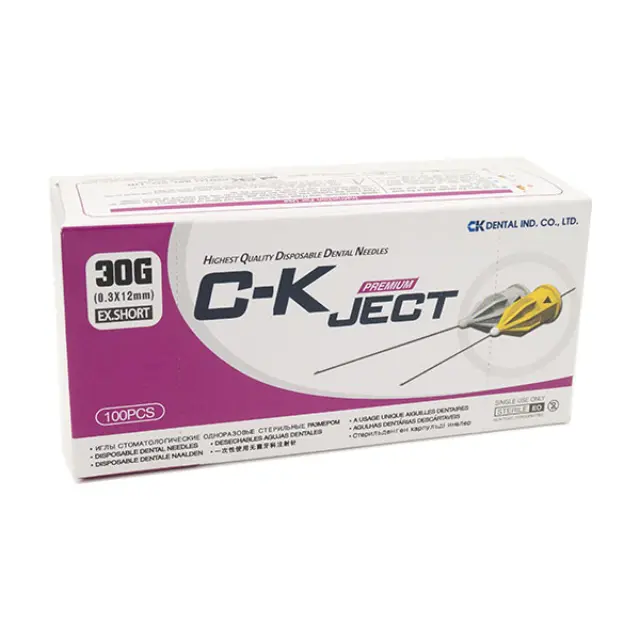 CK Dental C-K Ject Βελόνες Αναισθησίας 100τεμ 30g x 12mm