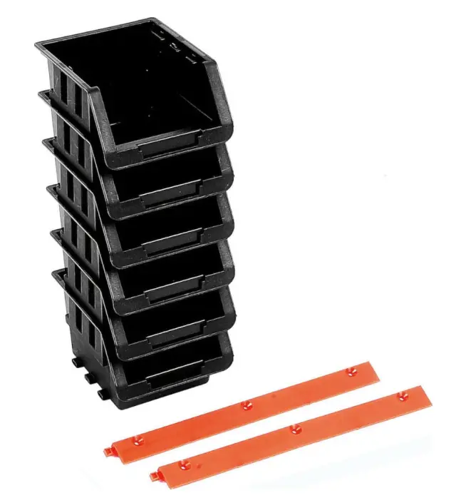 ΣΕΤ ΣΚΑΦΑΚΙΑ ΠΛΑΣΤΙΚΑ 6ΤΕΜ + 2 ΡΑΓΕΣ TACTIX 10.5Χ13.5Χ8.2cm 2