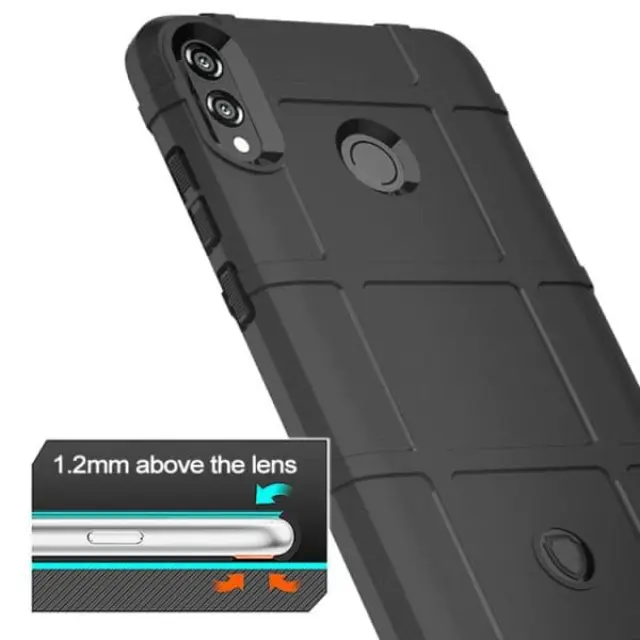 Σκληρή Προστατευτική Θήκη Full Armor για Huawei Y9 2019 Μαύρη OEM 2