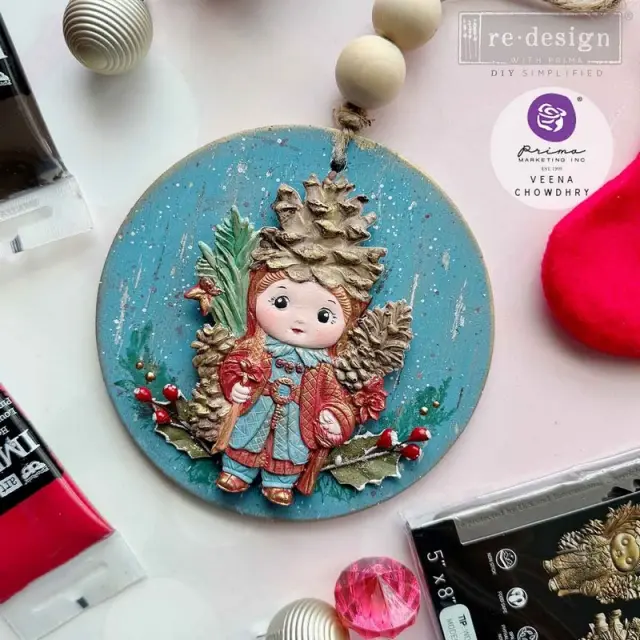 Καλούπι Redesign Prima Marketing 13x20cm, Pinecone Dolls 2