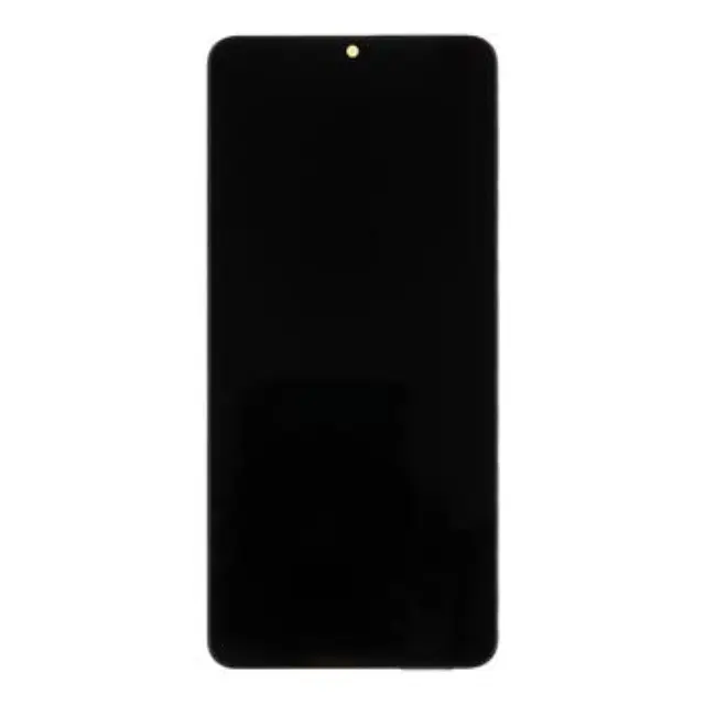 LCD display + Touch Unit + Front Cover Samsung A075 Galaxy A07 Black (Service Pack)