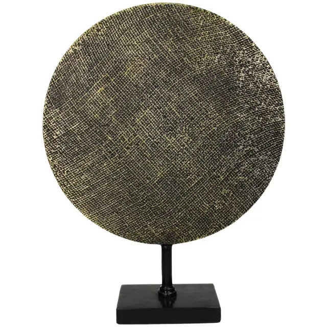 Διακοσμητικό Δίσκος Καφέ Αλουμίνιο 35x10x45cm
