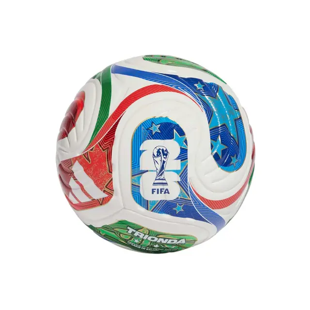 adidas Performance Kids World Cup 26 Trionda Size 1 Mini Foot Ball Λευκό JD8034 (adidas Performance) - 1
