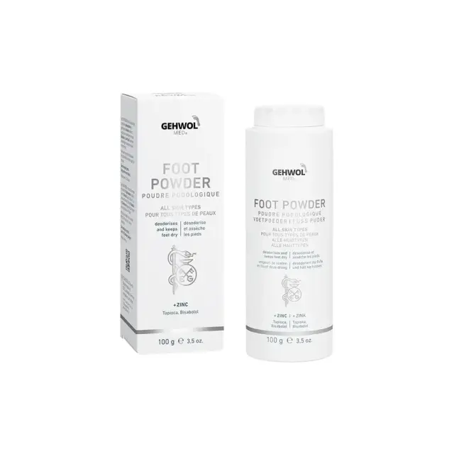 GEHWOL med Foot Powder – Προστατευτική Πούδρα Ποδιών κατά Υγρασίας & Κακοσμίας