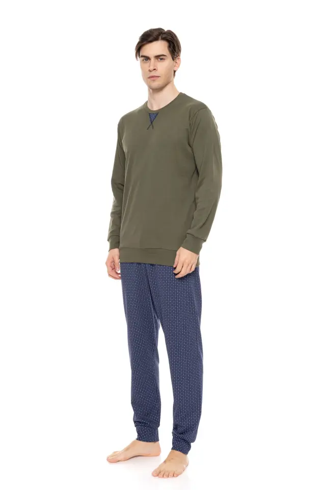 W-M732 - Forest - PYJAMA GREEN GEO - L 2