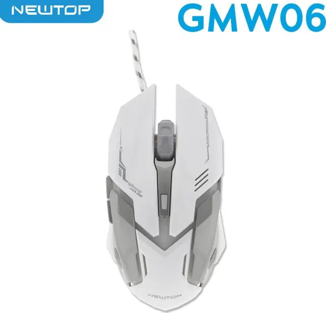 Newtop GMW06 Gaming Ποντίκι Λευκό