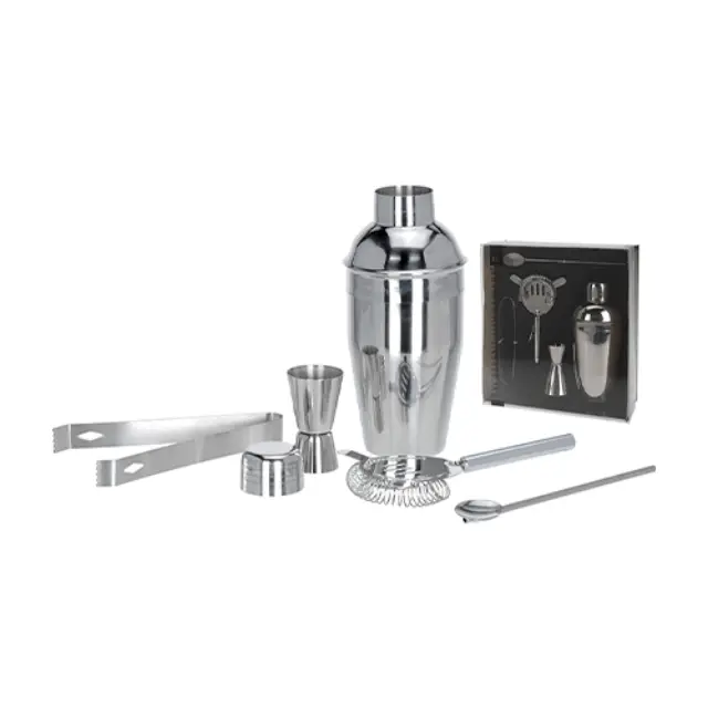 Excellent Houseware Σετ Cocktail από Ανοξείδωτο Ατσάλι A12401450 5τμχ