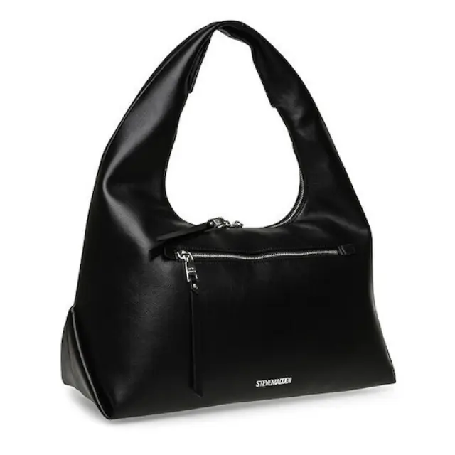 Γυναικεία Τσάντα Ώμου Steve Madden Biva 13002215 Black Silver Μαύρο - One Size 2