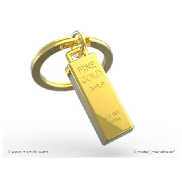 Chocli Μεταλλικό Μπρελόκ / Metal Keyring: Gold Bar