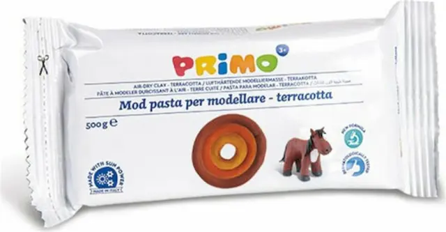 Primo Modelling Παιδικός Πηλός Τερακοτα 500gr (Primo)