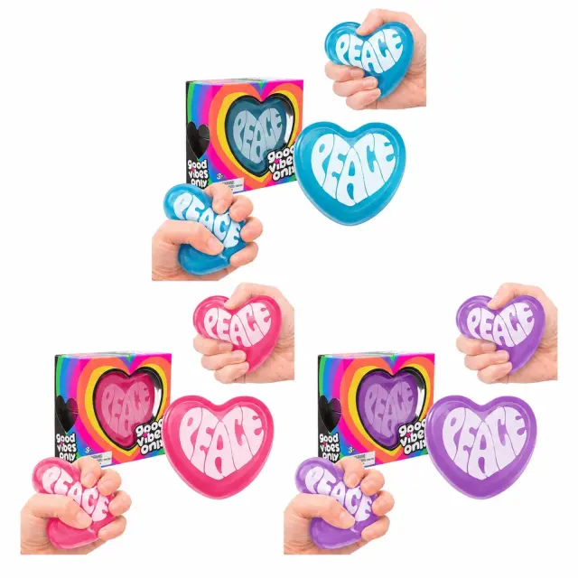 Needoh Antistress Good Vibes Only Heart Peace 89451