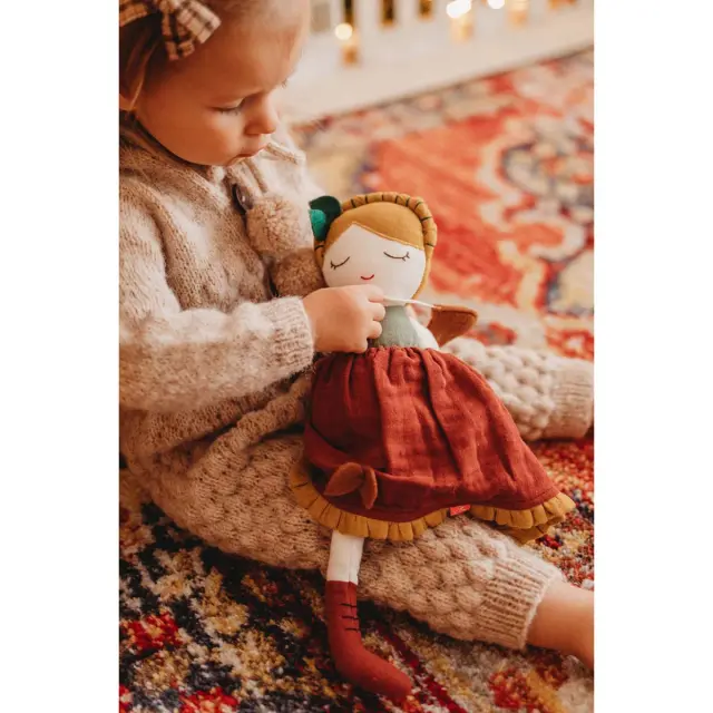 Κούκλα Νεράιδα του Δάσους Kikadu organic cotton 36εκ. 2