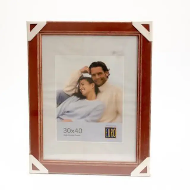 κορνίζα 30X40, καφέ ξύλο, για φωτογραφία 30χ40cm