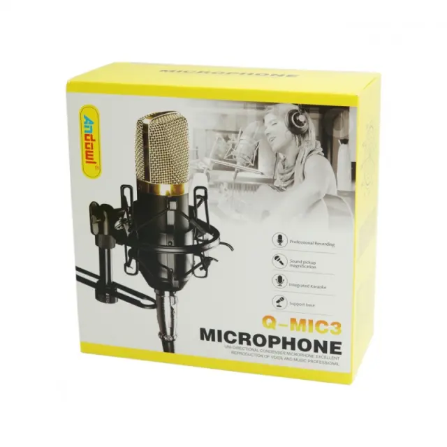 ΠΥΚΝΩΤΙΚΟ ΕΝΣΥΡΜΑΤΟ ΜΙΚΡΟΦΩΝΟ ANDOWL AN-Q-MIC3