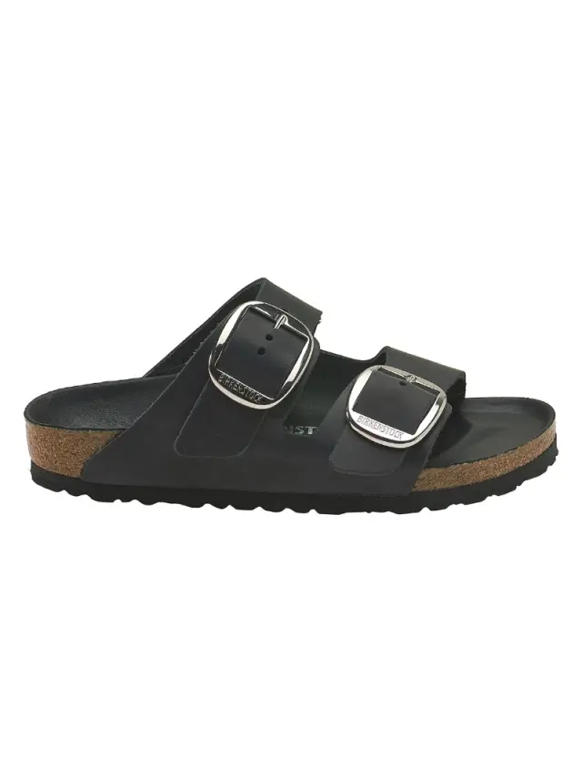 Birkenstock Πέδιλα Γυναικείο δέρμα Oiled Μαύρο BIR/ARIZONA BIG BUCKLE 1011075 BLACK 3