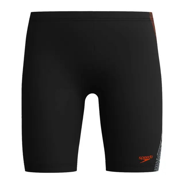 Speedo Boy's Plastisol Placement Jammer Trunks Μαύρο - Γκρι 800317018414 (Speedo) 2