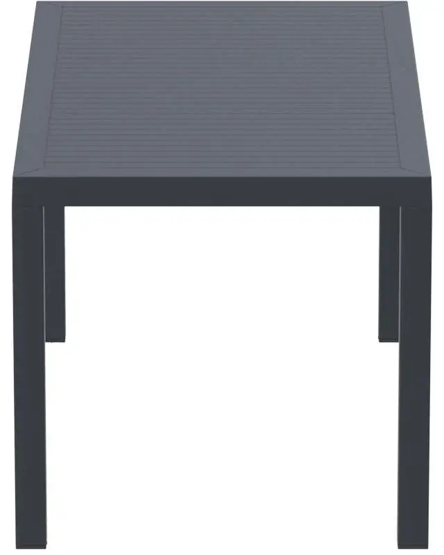 Τραπέζι ARES Ανθρακί PP 140x80x75cm 3